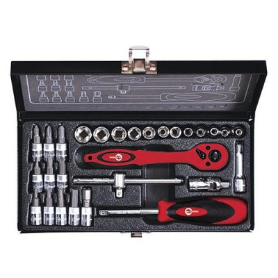 Купить Набор инструментов Intertool ET-6028 1/4" 28шт 4-13мм биты 11шт Инструмент и оборудование