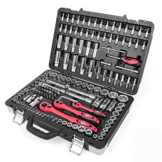 Купить Набор профессионального инструмента Intertool ET-7151 1/4" 1/2" 151шт Инструмент и оборудование