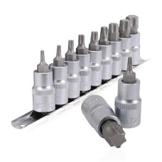Купить Набор Intertool HT-1849 TORX на планке 1/2" Т20 25 30 40 45 50 55 60 70 9шт Инструмент и оборудование