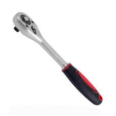 Купить Рукоятка с трещоточной головкой Intertool HT-2104 с храповым механизмом 1/4'' Cr-v 24 зуба Инструмент и оборудование