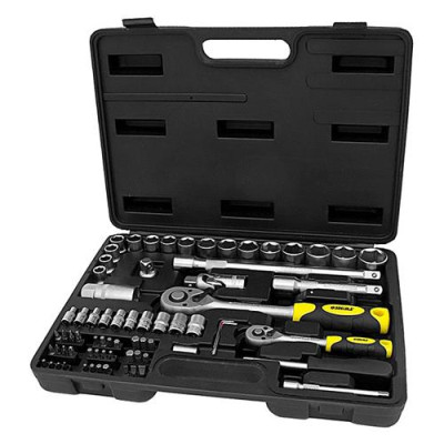 Купить Набор насадок торцевых и биты Sigma 6003741 1/4" 1/2" 72шт CrV кейс Инструмент и оборудование