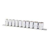 Набор насадок шестигранных Sigma 6003681 1/2" на планке 10шт CrV