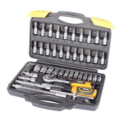 Набор насадок торцевых Mastertool 78-2047 CrV 1/4" с трещеткой 72 зуба в кейсе 46шт Купить Набор насадок торцевых Mastertool 78-2047 CrV 1/4" с трещеткой 72 зуба в кейсе 46шт Инструмент и оборудование