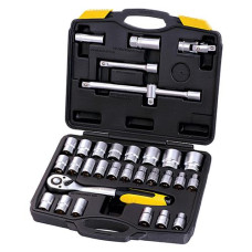 Купить Набор насадок торцевых Mastertool 78-4032 CrV 1/2" с трещеткой 72 зуба в кейсе 32шт Инструмент и оборудование