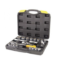Набор насадок торцевых Mastertool 78-4021 CrV с трещеткой 72 зуба в кейсе 21шт