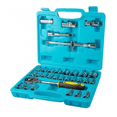 Набор насадок торцевых Mastertool 78-6032 CrV 1/2" с трещеткой 24 зуба в кейсе 32шт Купить Набор насадок торцевых Mastertool 78-6032 CrV 1/2" с трещеткой 24 зуба в кейсе 32шт Инструмент и оборудование