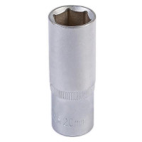 Насадка торцевая Mastertool 78-0520 6-гранная удлиненная 1/2" 20мм CRV