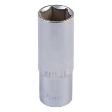 Купить Насадка торцевая Mastertool 78-0521 6-гранная удлиненная 1/2" 21мм CRV Инструмент и оборудование