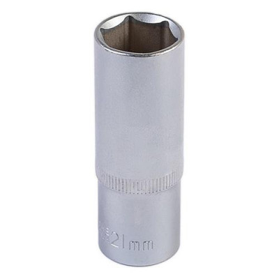Купить Насадка торцевая Mastertool 78-0521 6-гранная удлиненная 1/2" 21мм CRV Инструмент и оборудование