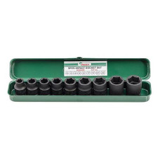 Набор ударных торцевых головок Hans 84609M 1/2" DR 10-22 84609M 9шт