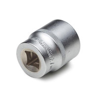 Насадка шестигранная Сила 252527 CrV 1/2" 27мм