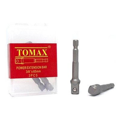 Переходник Tomax HEX 3/8х65мм 3шт Купить Переходник Tomax HEX 3/8х65мм 3шт Инструмент и оборудование