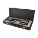 Набор насадок торцевых и ключей Mastertool 78-4125 CrV 1/2" с трещеткой 72 зуба в метал. кейсе 24шт Купить Набор насадок торцевых и ключей Mastertool 78-4125 CrV 1/2" с трещеткой 72 зуба в метал. кейсе 24шт Инструмент и оборудование