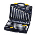 Набор насадок торцевых и ключей Mastertool 78-5077 CrV 1/4" 1/2" с трещеткой 72 зуба в кейсе 77шт Купить Набор насадок торцевых и ключей Mastertool 78-5077 CrV 1/4" 1/2" с трещеткой 72 зуба в кейсе 77шт Инструмент и оборудование