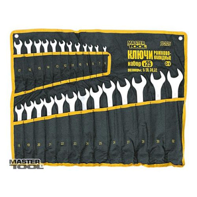 Ключи рожково-накидные Mastertool 70-2125 ролл 6-28 30 32 25шт Купить Ключи рожково-накидные Mastertool 70-2125 ролл 6-28 30 32 25шт Инструмент и оборудование