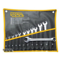 Ключи рожково-накидные Mastertool 72-0108 набор 6 8 10 12 13 14 17 19 Prof 8шт