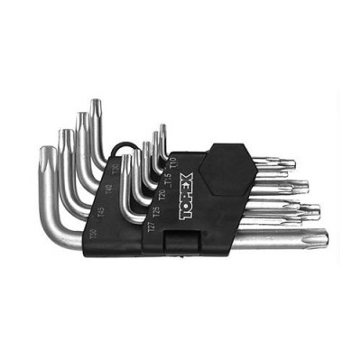 Набор шестигранных ключей H-Tools 35D960 TORX T10-T50 9шт короткие Купить Набор шестигранных ключей H-Tools 35D960 TORX T10-T50 9шт короткие Инструмент и оборудование