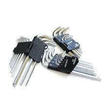 Купить Ключи шестигранные Hermes Tools 30-004 Torx звездочка Т10-Т50 длинные Crv 9шт Инструмент и оборудование