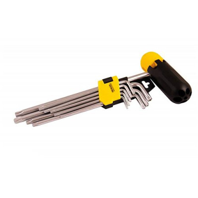 Ключи шестигранные Mastertool 75-0960 Torx CrV длинные с держателем T10-T50 L90-227мм 9шт Купить Ключи шестигранные Mastertool 75-0960 Torx CrV длинные с держателем T10-T50 L90-227мм 9шт Инструмент и оборудование