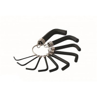 Ключи шестигранные Mastertool 75-0954 CrV 1.5-10мм L38-60мм 10шт