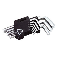 Купить Ключи шестигранные Mastertool 75-0955 CrV короткие 1.5-10мм L45-112мм 9шт Инструмент и оборудование