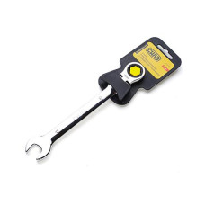 Ключ рожково-накидной Сила 202112 с трещоткой и шарниром CrV 8мм