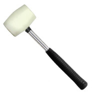 Киянка резиновая Intertool HT-0227 с металлической ручкой 450г 65мм белая