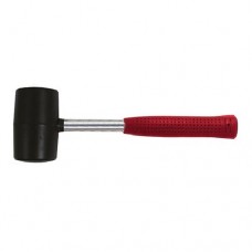 Киянка резиновая H-Tools 02K231 металлическая ручка 450г 65мм черная