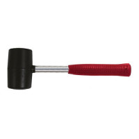 Киянка резиновая H-Tools 02K232 металлическая ручка 680г 80мм черная
