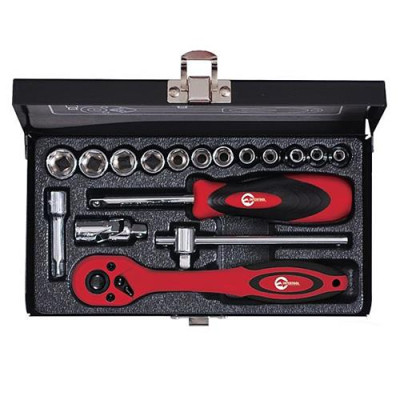 Купить Набор инструментов Intertool ET-6017 1/4" 17шт Инструмент и оборудование
