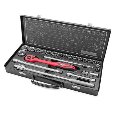 Купить Набор профессионального инструмента Intertool ET-6025 1/2" 25шт Инструмент и оборудование