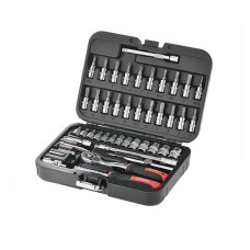 Купить Набор инструментов Intertool ET-8046 Storm 1/4" 46шт Инструмент и оборудование