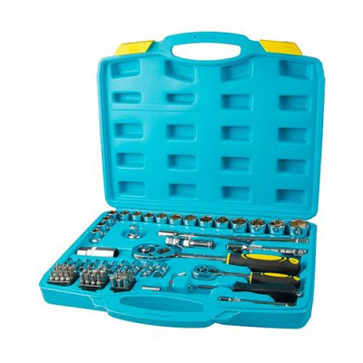 Купить Набор торцевых насадок Mastertool 78-7072 CrV 1/4" и 1/2" с трещеткой 24 зуба 72шт Инструмент и оборудование