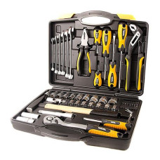Купить Набор инструмента и насадок торцевых Mastertool 78-5156 CrV 1/4 и 1/2 в кейсе 56шт Инструмент и оборудование