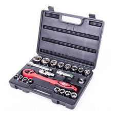 Купить Профессиональный набор инструментов Intertool ET-6021 1/2" Cr-V 21шт Инструмент и оборудование