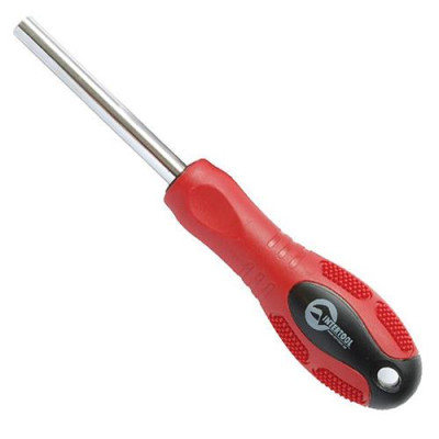 Купить Отвертка магнитная Intertool HT-0401 для насадок с шестигранным хвостовиком 1/4" Cr-V Инструмент и оборудование