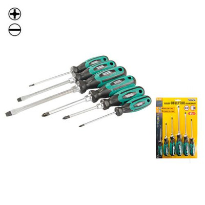 Набор отверток усиленных Mastertool 40-1152 РН0x75 1x18 2x100 SL4x100 6x125 8x150 6шт Купить Набор отверток усиленных Mastertool 40-1152 РН0x75 1x18 2x100 SL4x100 6x125 8x150 6шт Инструмент и оборудование