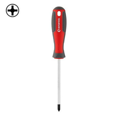 Отвертка крестовая Intertool VT-3332 PZ1x100мм CR-V Купить Отвертка крестовая Intertool VT-3332 PZ1x100мм CR-V Инструмент и оборудование