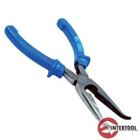 Щипцы Intertool HT-0126 удлиненные изогнутые 200мм