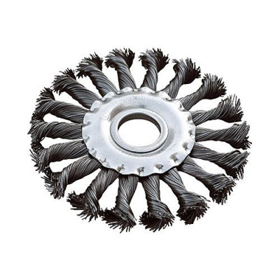 Щетка дисковая Mastertool 19-9012 из плетеной проволоки d125x22.2мм Купить Щетка дисковая Mastertool 19-9012 из плетеной проволоки d125x22.2мм Инструмент и оборудование