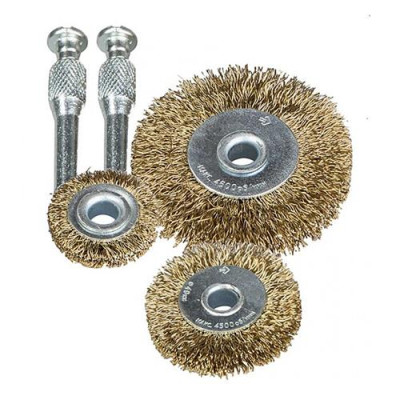 Щетки из латунированной рифленой проволоки Mastertool 19-9301 диск.50/63/75мм плюс стержень 1/4" 3шт Купить Щетки из латунированной рифленой проволоки Mastertool 19-9301 диск.50/63/75мм плюс стержень 1/4" 3шт Инструмент и оборудование
