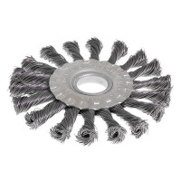 Щетка дисковая из плетеной проволоки Mastertool 19-9011 D115x22.2мм