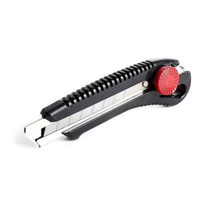 Нож Intertool HT-0511 с металлической направляющей под лезвие 9мм с винтовой фиксацией Купить Нож Intertool HT-0511 с металлической направляющей под лезвие 9мм с винтовой фиксацией Инструмент и оборудование