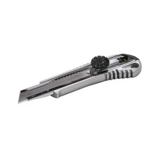 Купить Нож Mastertool 17-0198 18мм металлический с направляющей винтовой замок Инструмент и оборудование