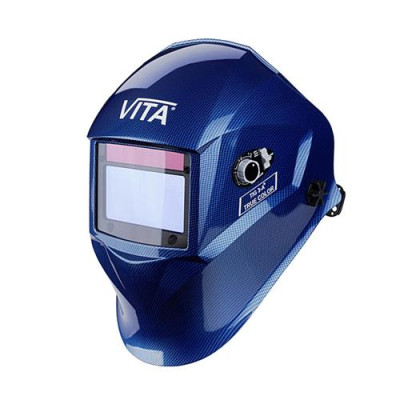 Купить Маска хамелеон Vita TIG 3-A Pro TrueColor металлические соты синие Инструмент и оборудование