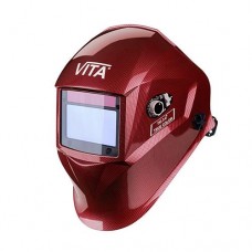 Сварочная маска Vita TIG 3-A TrueColor металлические соты красные