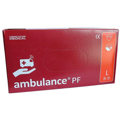 Купить Перчатки медицинские Ambulance из латекса неопудренные размер М синие упаковка 25 пар Инструмент и оборудование
