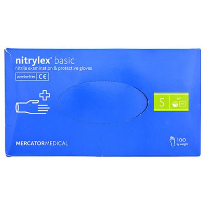 Перчатки медицинские Nitrylex basic нитриловые S синие 50 пар Купить Перчатки медицинские Nitrylex basic нитриловые S синие 50 пар Инструмент и оборудование