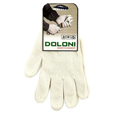 Перчатки Doloni артикул 876 х/б без ПВХ белые 10 пар Купить Перчатки Doloni артикул 876 х/б без ПВХ белые 10 пар Инструмент и оборудование