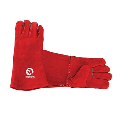 Перчатки Intertool SP-0156 замшевые размер 14" красные Купить Перчатки Intertool SP-0156 замшевые размер 14" красные Инструмент и оборудование